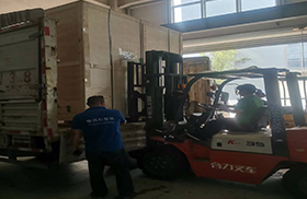 MY10 Mini excavator shipped to Guyana
